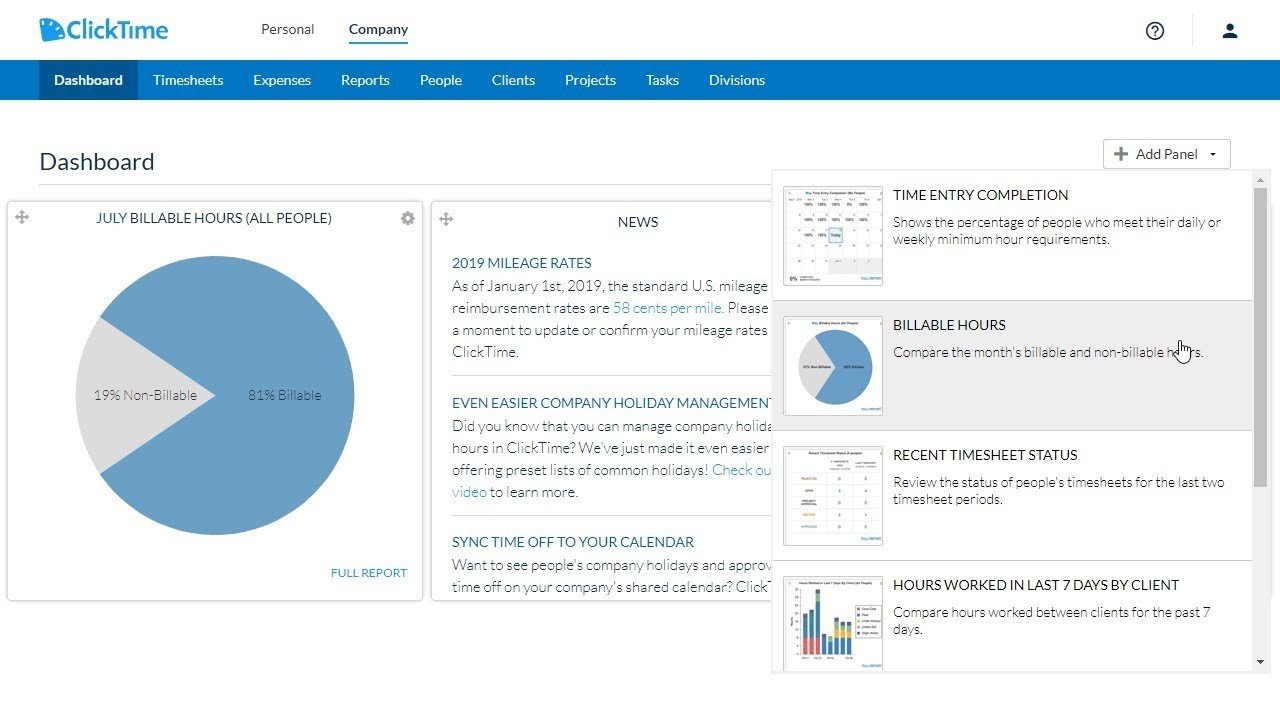 clcik time Time Tracking Software for Non-profit Organization