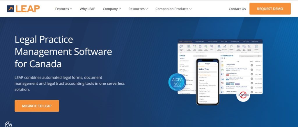 LEAP Legal Software Canada