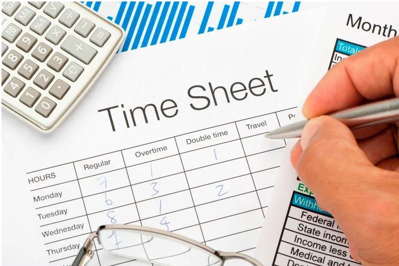 timesheetPen-and-paper timesheets