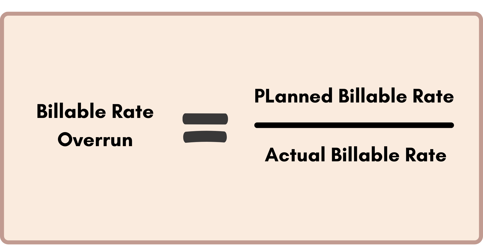 Billable Rate Overrun