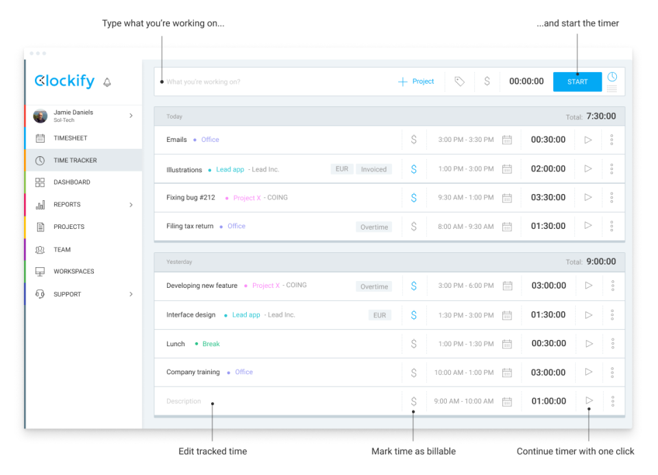 clockify best productivity tools