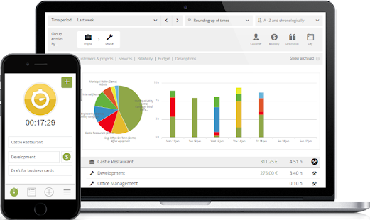 Clockodo timetracking android