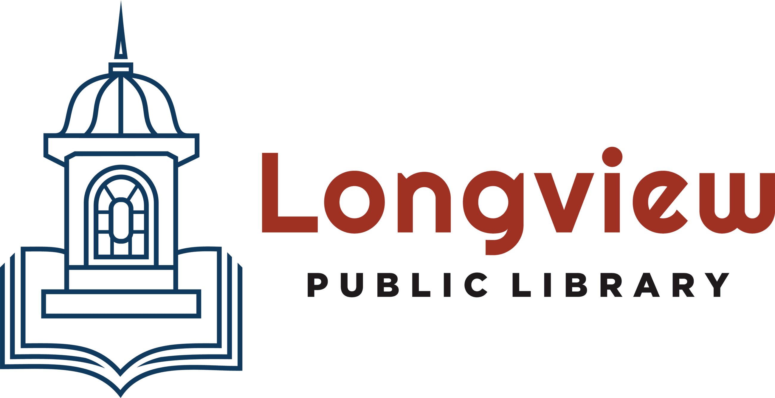 Longview WA Library Homepage Logo