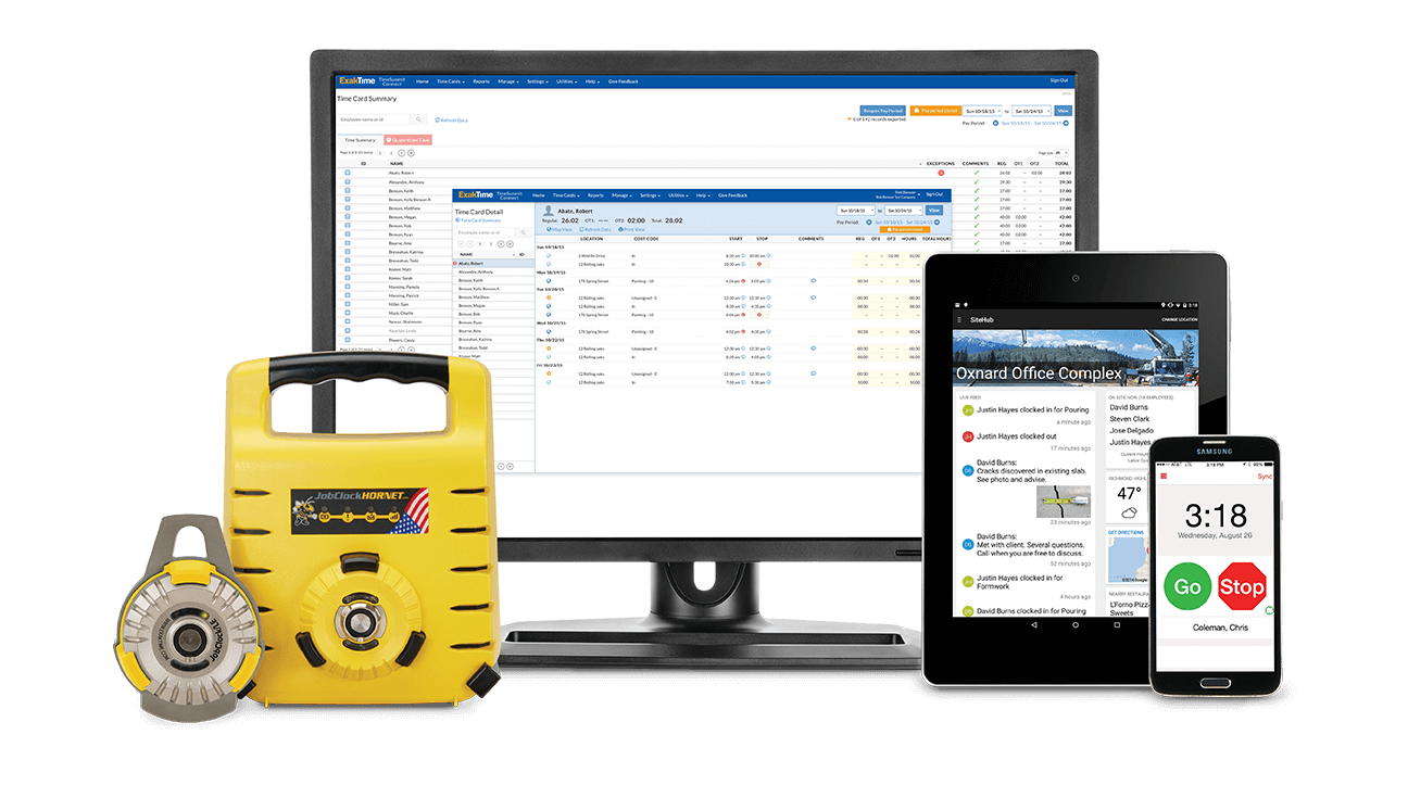 exakt time- timesheet app for construction