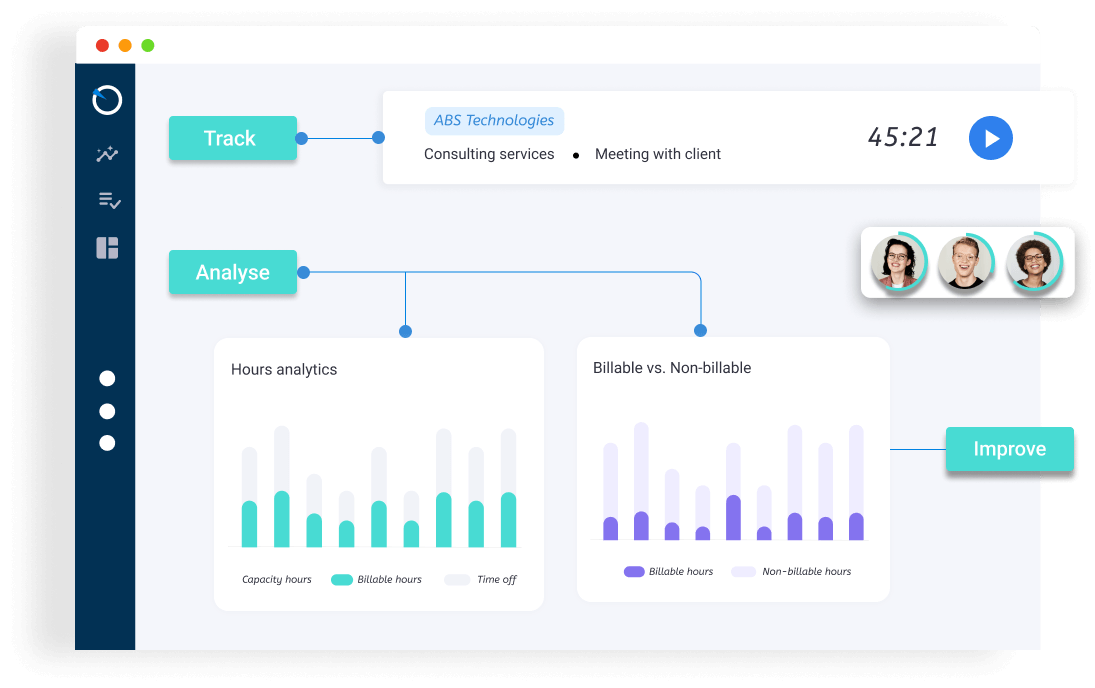 We Make Time Tracking Easy, Effortless and Stress-free