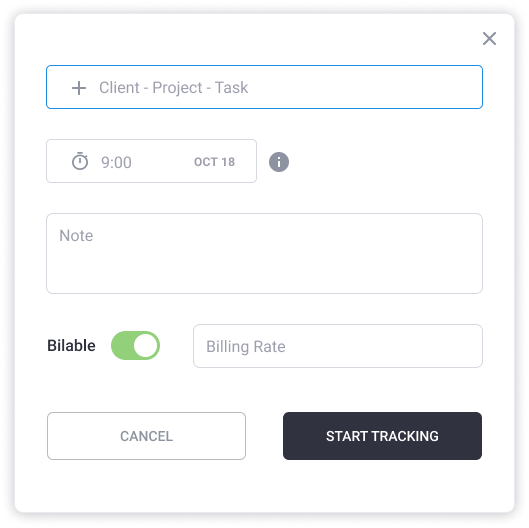 time tracking-timer