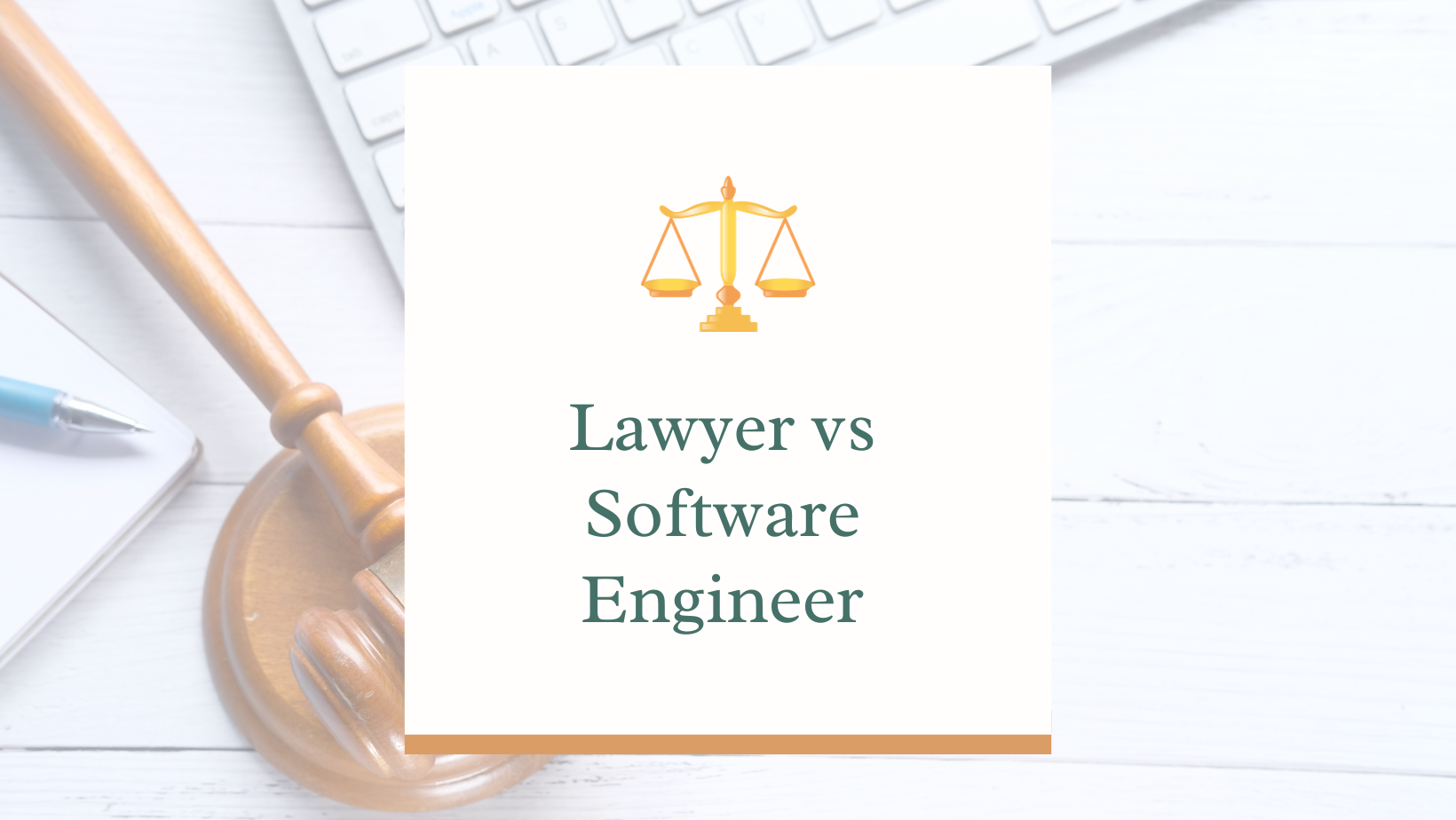 Lawyer vs Software Engineer (Which One is Better)