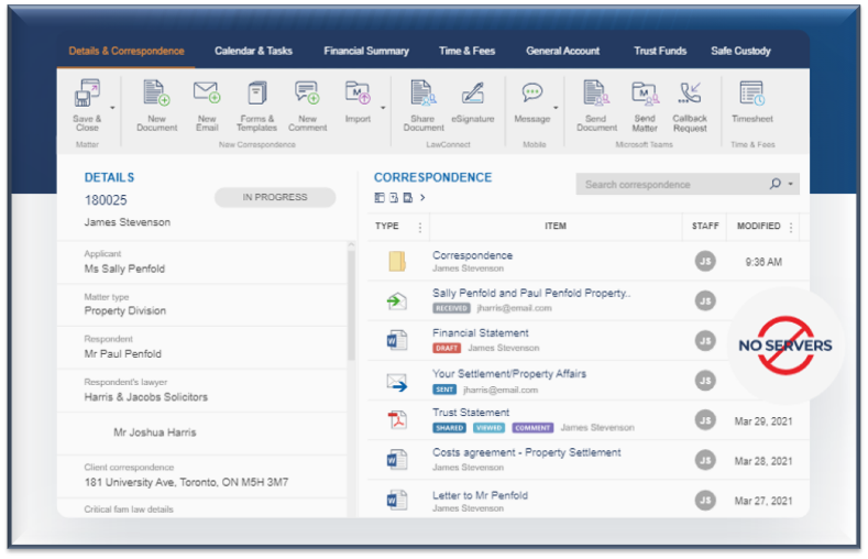 LEAP time tracking law