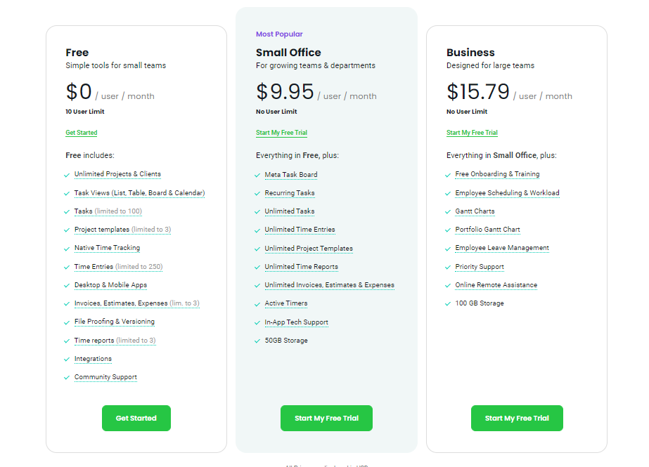 paymo pricing