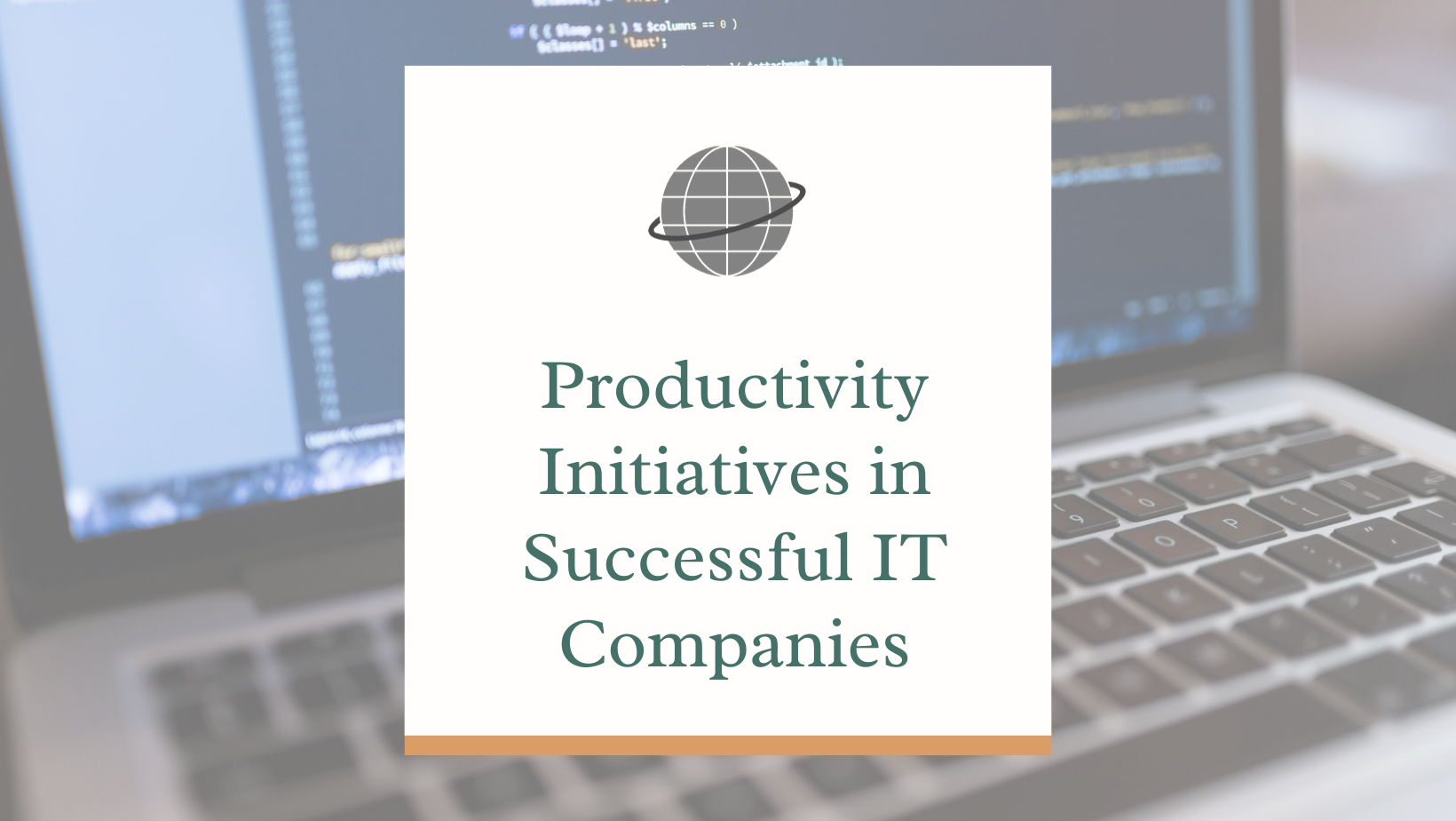 Leadership: Productivity Initiatives in Successful IT Companies