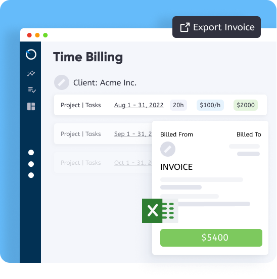 Create transparent and accurate invoices