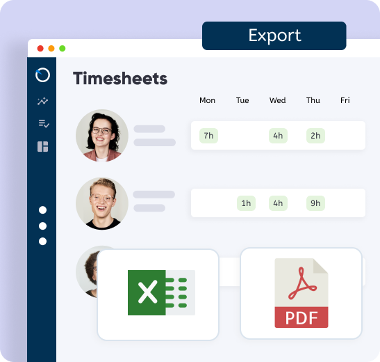 Time Analytics integrates seamlessly with Excel