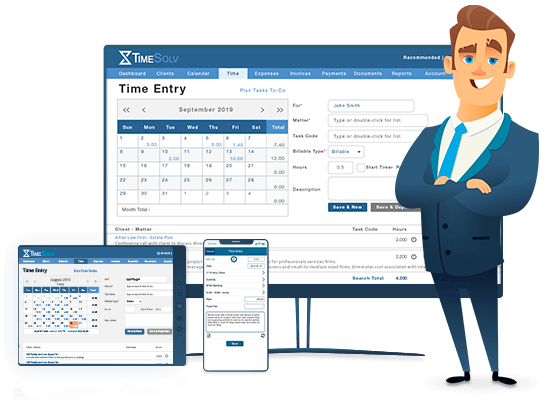 TimeSolv tracking project and billable hours