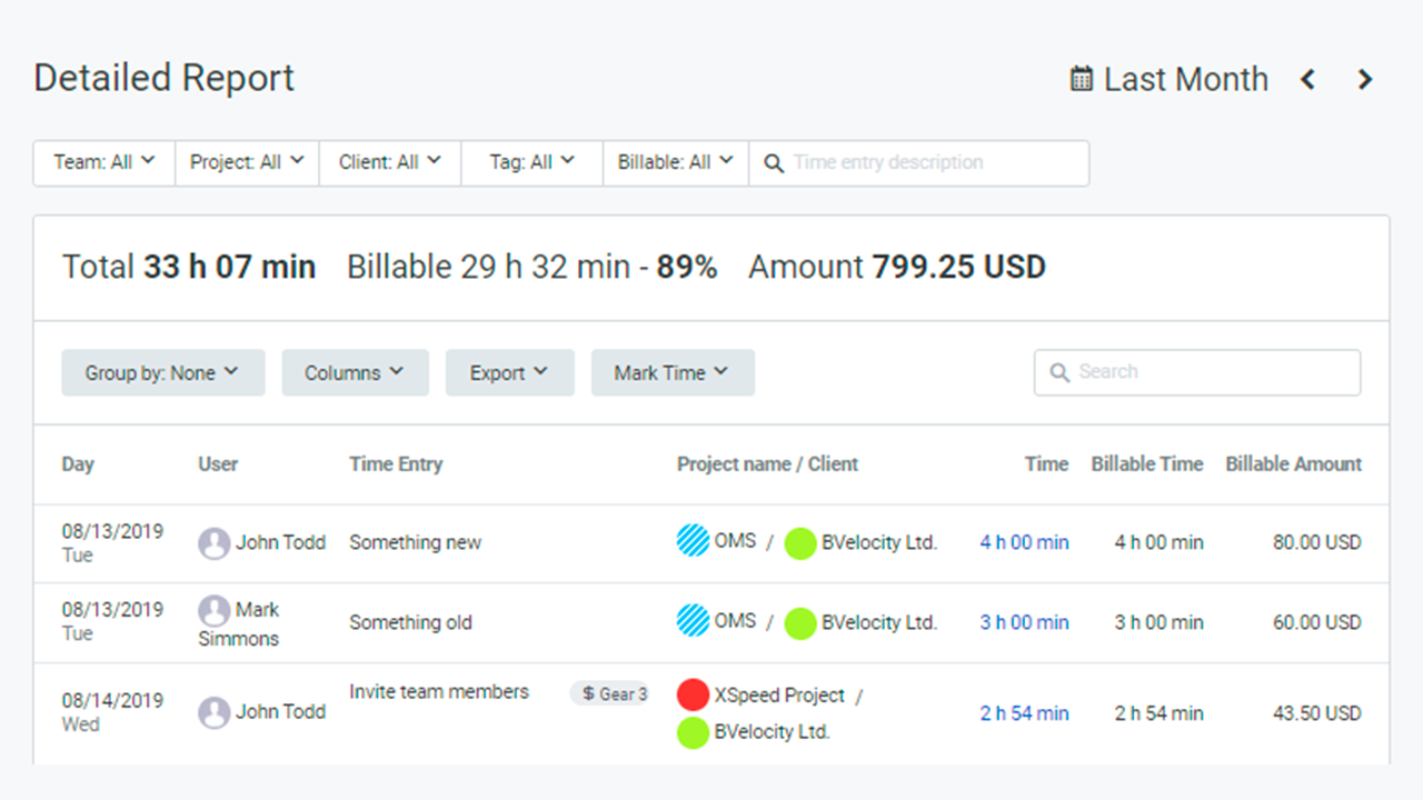 tmetric time tracking