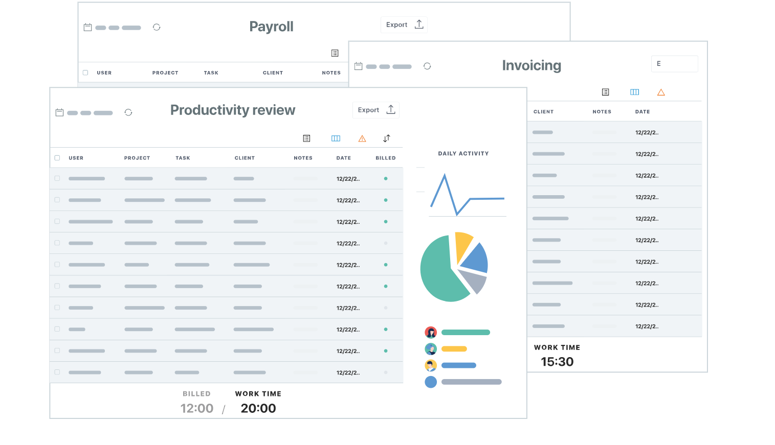 tracking time client hours tracker 